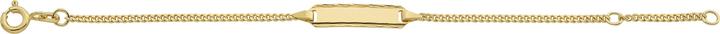 Produktbild Caroussel ID-Bracelet Panzer geschliffen, Schild mit diamantiertem Rand 14 cm (14 cm, Gold)