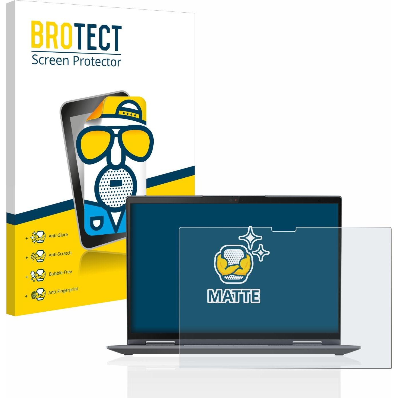 BROTECT Entspiegelungs-Schutzfolie Displayschutz Matt (14"), Notebook Schutzfolie
