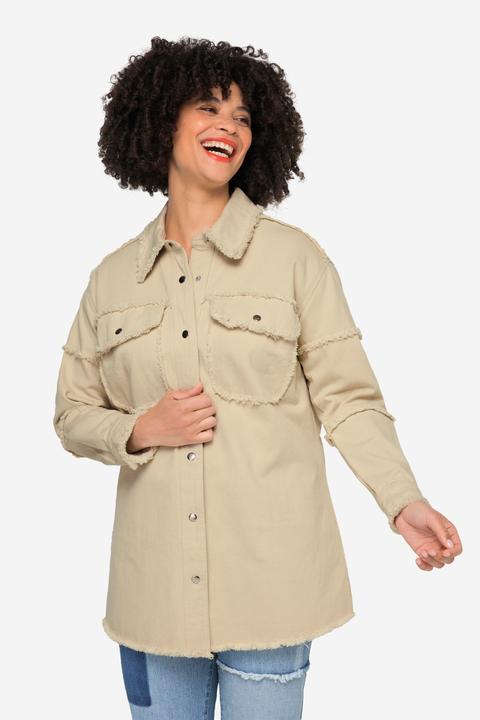 Image du produit Angel of Style Veste avec ornements tendance, col chemise et manches longues (54)