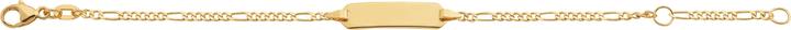 Produktbild Caroussel ID-Bracelet Figaro 14 cm (14 cm, Gold)