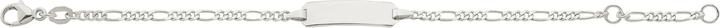 Produktbild Caroussel ID-Bracelet Figaro 14 cm (14 cm, Silber)