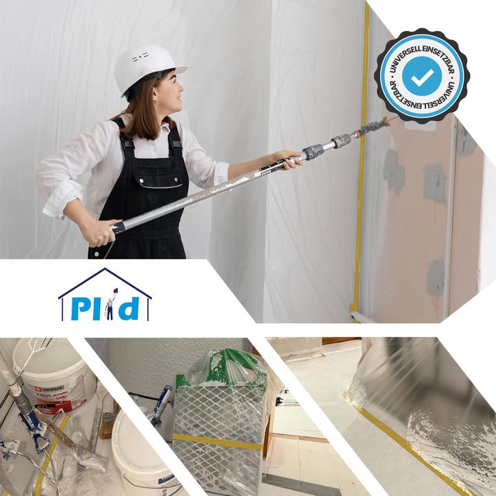 Produktbild Plid Gold-Masker 150° Pro Abdeckfolie mit Klebeband 4 Rollen