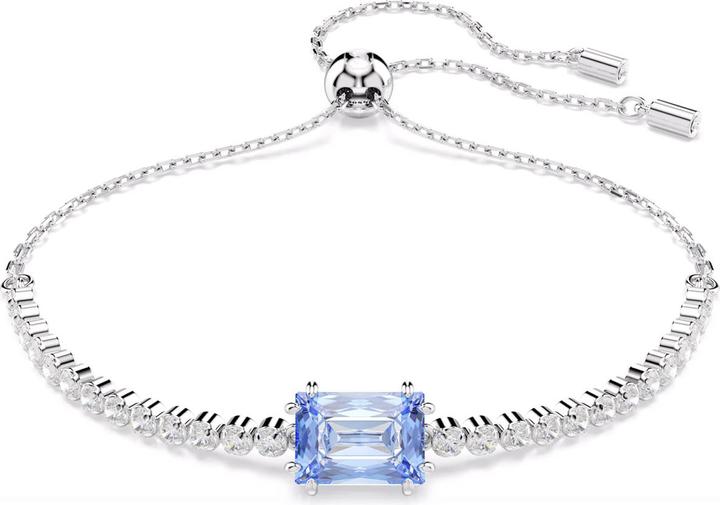 Immagine prodotto Swarovski Bracciale Tennis Matrix Vari Tagli Blu (24 cm, Metallo Swarovski)