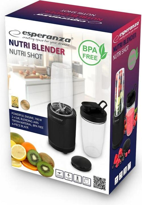 Produktbild Esperanza Nutri Blender Shot 6w1 (700 W)