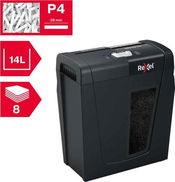 Produktbild Rexel SECURE X8 - Aktenvernichter (Partikelschnitt)
