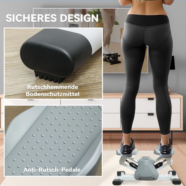 Produktbild SportNow Mini Stepper Stahl, Kunststoff Grau