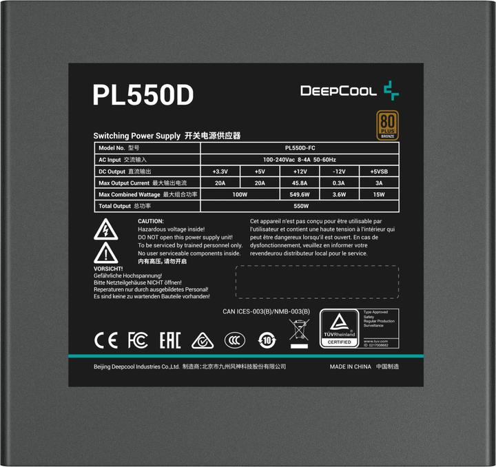 Produktbild Deepcool PL550-D (550 W)