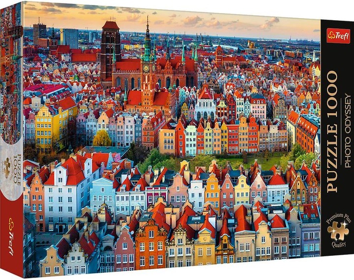 Produktbild Trefl Puzzle Premium Plus 1000 - Blick auf Danzig, Polen (1000 Teile)
