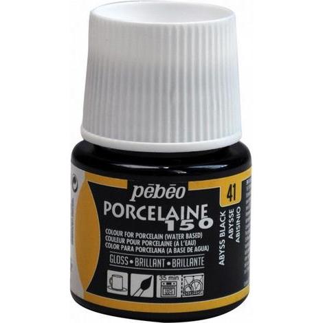 Pebeo, Künstlerfarbe + Bastelfarbe, Porcelaine 177 (Tiefsee, 45 ml)