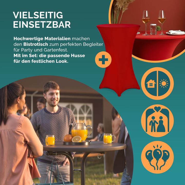 Actual product image Casaria Bar table with cover