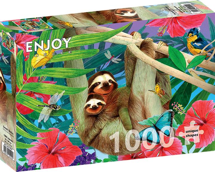 Enjoy Puzzle ENJOY-1919 - Lieve luiaards, puzzel, 1000 stukjes (1000 onderdelen)