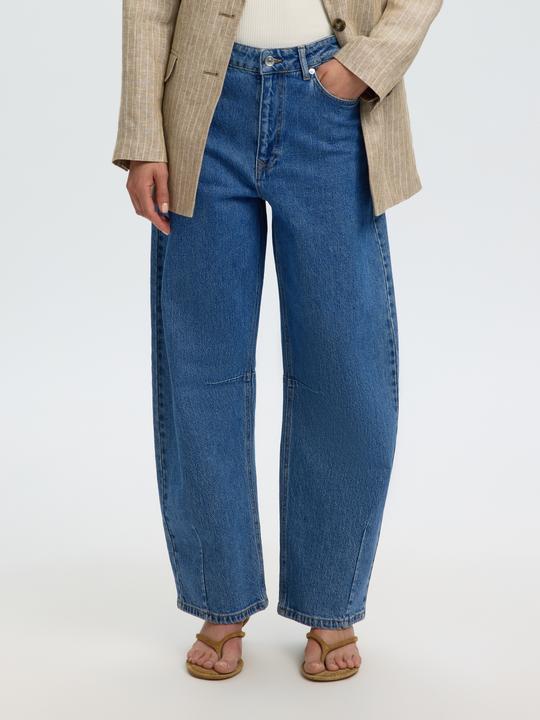 Produktbild Selected Mid Waist Barrel Fit Jeans (27)