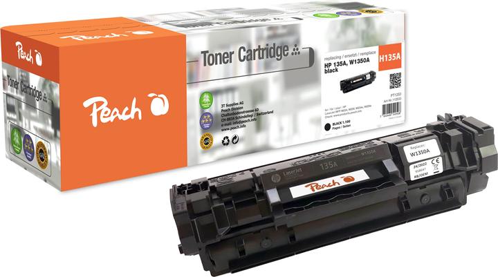 Image du produit Peach Tonermodul schwarz ersetzt HP No. 135A