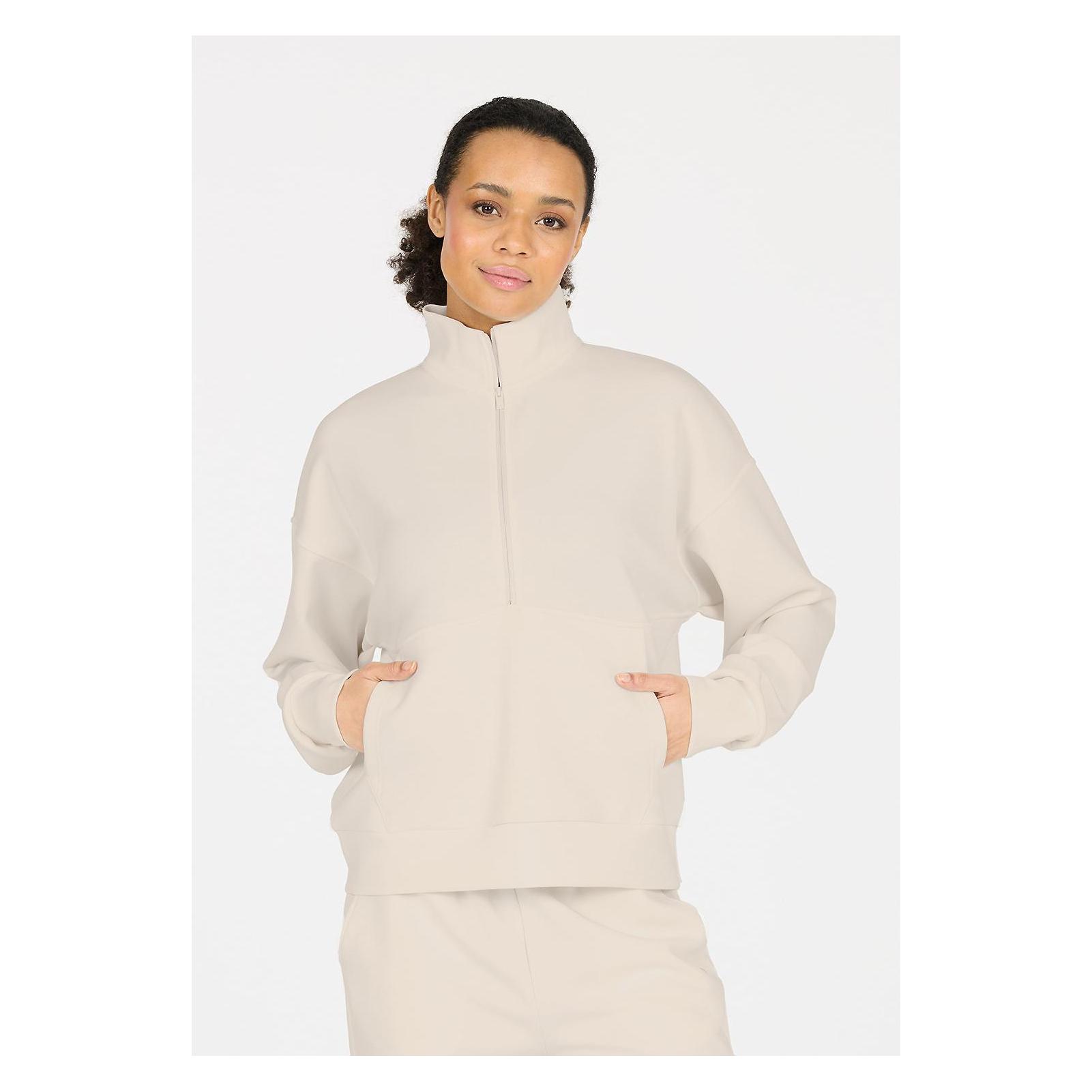Endurance, Damen, Pullover, Sweater Jillnana Half Zip, Grau, Beige, (42, Xl)