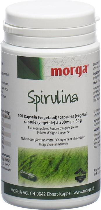 Immagine prodotto Morga Spirulina Capsule (100 Pezzo/i, Pillole, 300 g)
