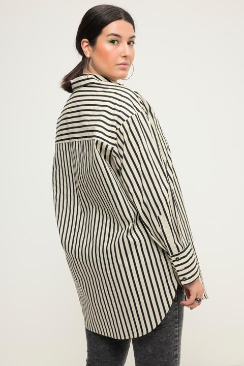 Produktbild Studio Untold Hemdbluse, oversized, Streifen, Langarm (42, 44)