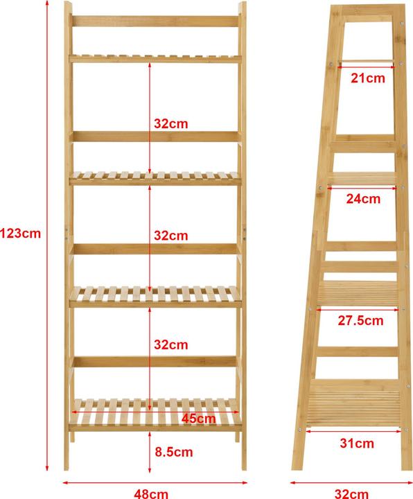 Actual product image En.Casa Vinje (48 x 32 x 123 cm)