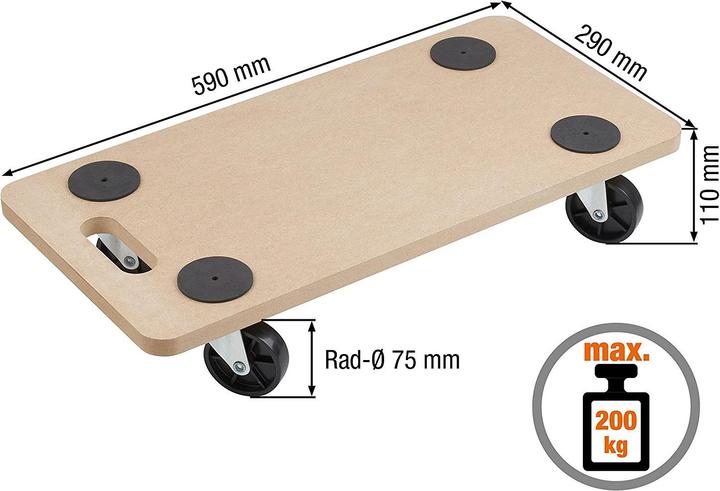 Image du produit Metafranc Scooter de transport (200 kg)