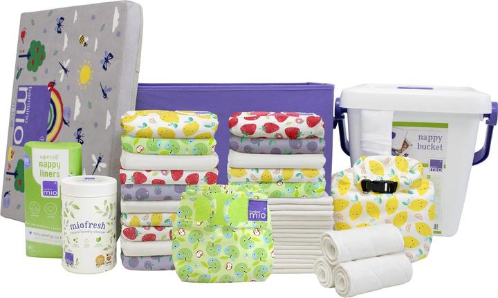 Bambino Mio Couches lavables mioduo Set complet Fruits coquins (Taille 1, 16 pièce(s))