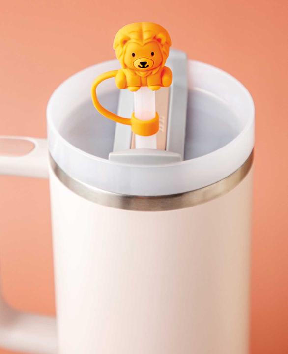 Actual product image I Am Creative Silikon Trinkhalm-Abdeckung passend für Trinkflaschen, Stanley