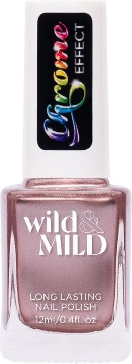 Wild & Mild Chrome Effect Rise & Shine Nail Polish 12ml (Rise & Shine, Farblack)