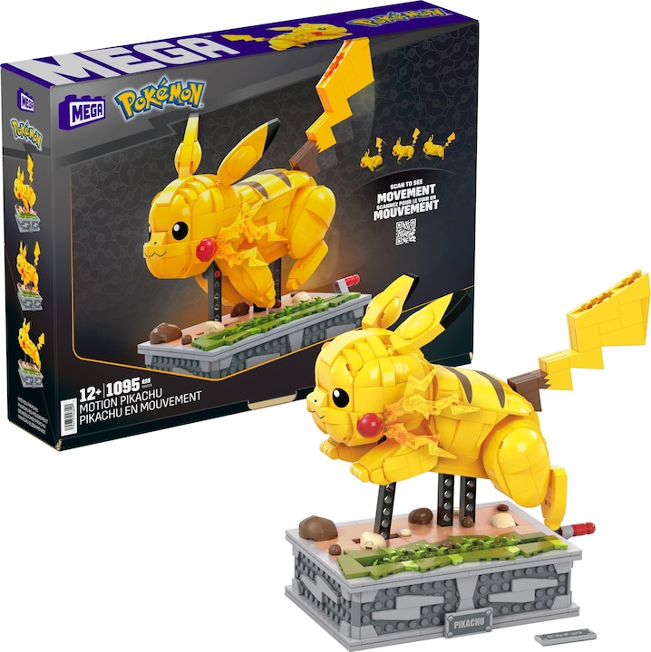 Mega Construx Costruttivo Pokémon Motion Pikachu