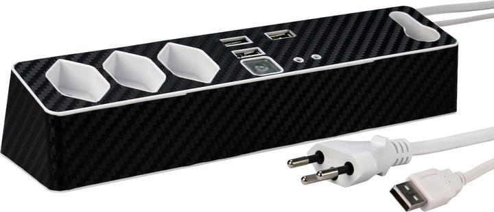 Actual product image Steffen Steba Desk Control Agent (5 x, Type 13, USB-A, 2 m)
