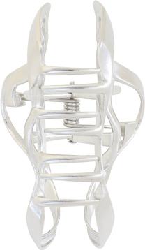 Actual product image Trisa Fashion metal clamp silver 6 cm (4 pcs.)