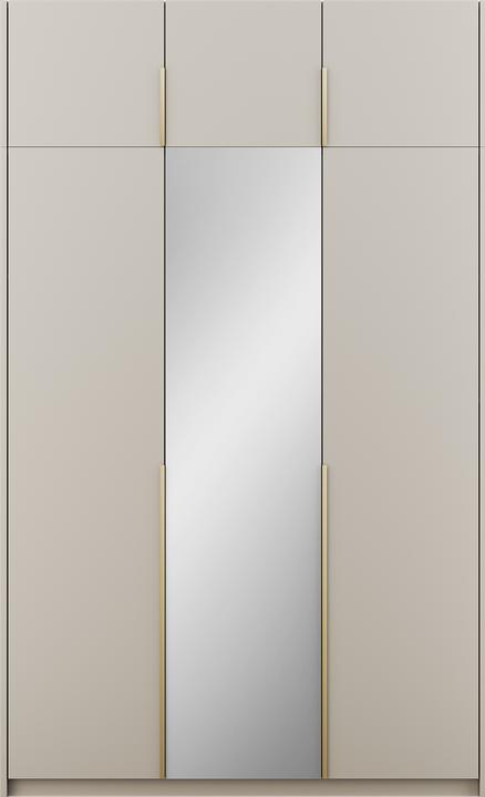 Produktbild ADRK Furniture Alera III mit Aufsatz – Drehtürenschrank (148 x 58 x 250 cm)