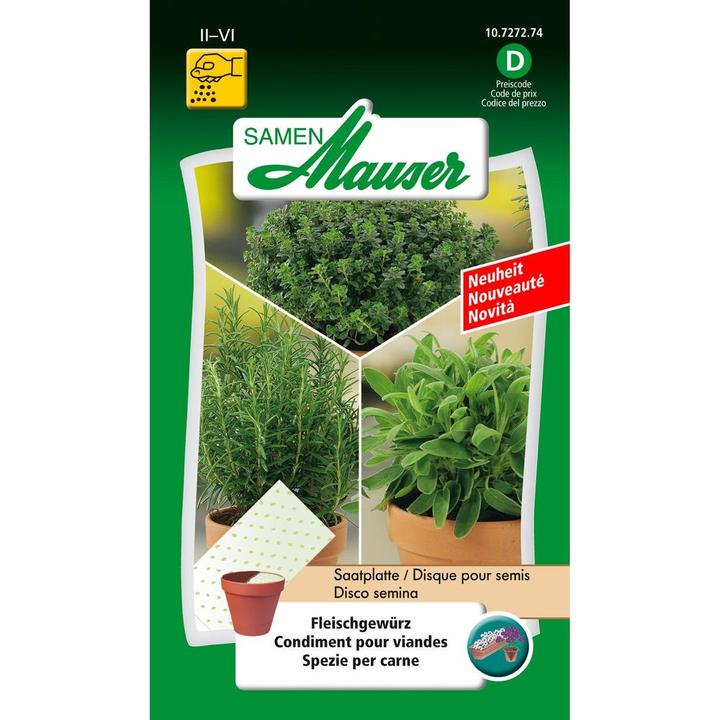 Produktbild Samen Mauser Saatmatte Fleischgewürz (Kräutersamen)