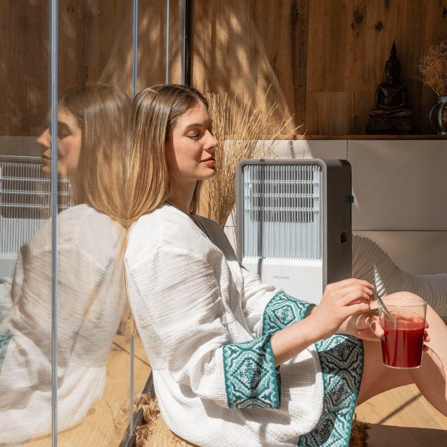 Actual product image Cecotec Air conditioner ForceClima 12850 Style Heating Connected air conditioner with heat pump (28 m², 12000 BTU/h)