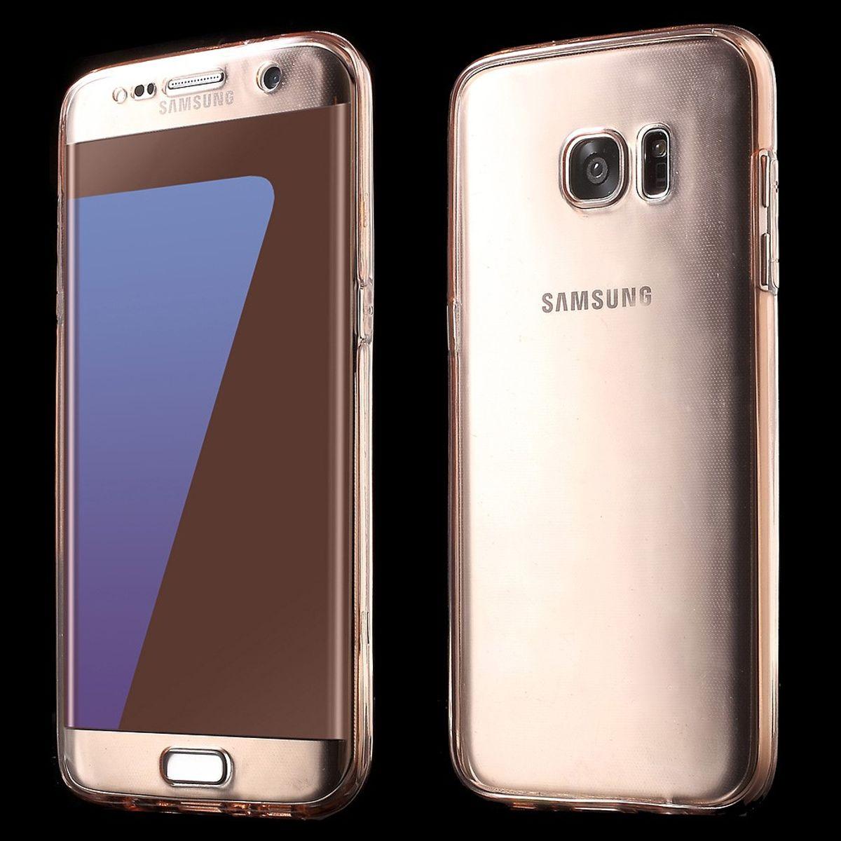 König Design Handyhülle für Samsung Galaxy S7 Edge Schutzcase Backcover Bumper Etuis Pink (Samsung Galaxy S7 Edge), Smar...