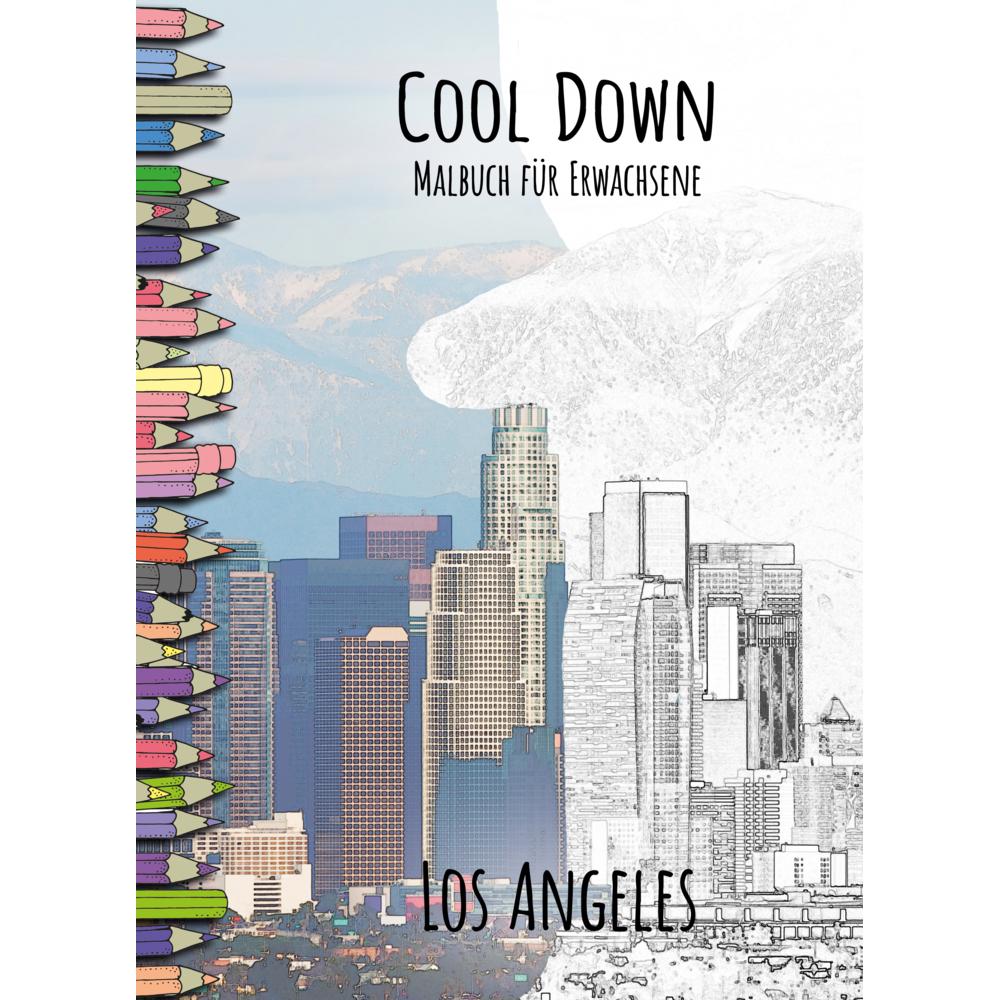 Herpers Cool Down Malbuch für Erwachsene: Los Angeles