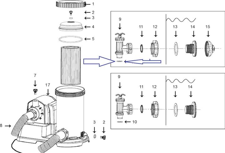 Produktbild Intex Ersatzteil Dichtring für Absperrschieber