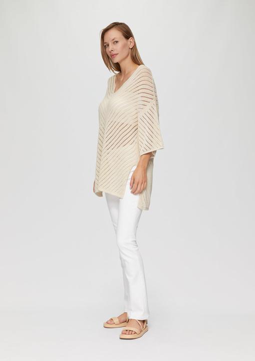 Produktbild s.Oliver Strickpullover Stricktunika mit Lochmuster (44)
