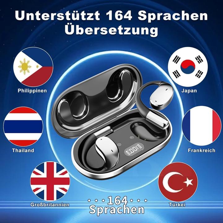 Immagine prodotto Nuplea AI Übersetzer-Kopfhörer ‎YYK-Q39 mit 164 Sprachen, 6 Modi