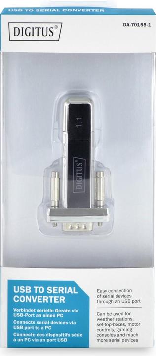 Image du produit Digitus Convertisseur USB 1.1 vers série (USB)