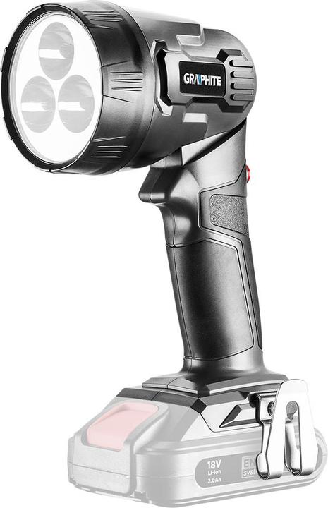 Actual product image Graphite Energy + 18V Li-Ion rechargeable torch, without battery