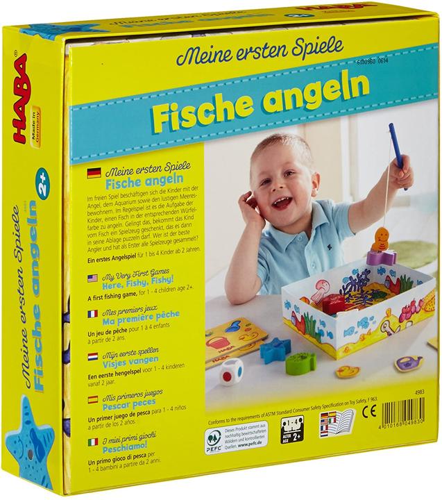 Actual product image Haba fish (Dutch, English, French, German, Italian, Spanish, 1 - 4 Players)