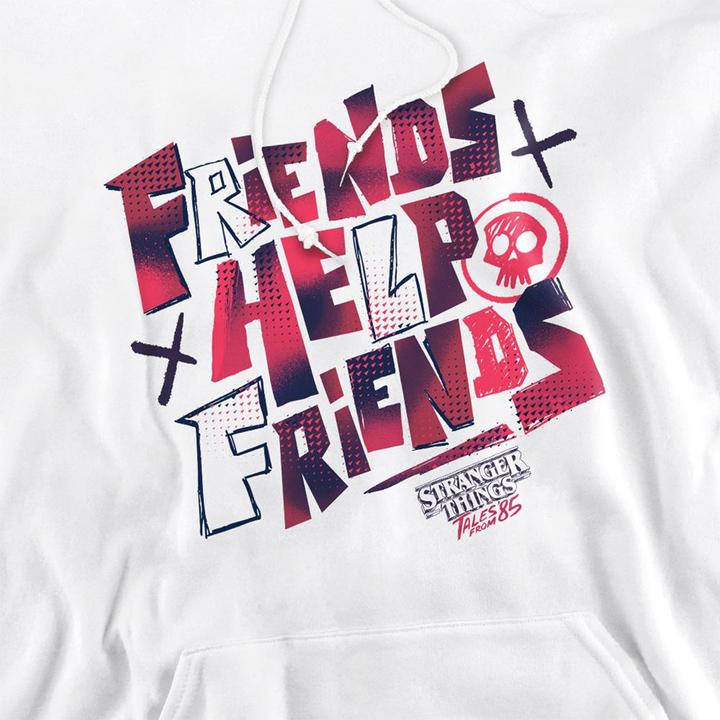 Produktbild Stranger Friends Help Kapuzenpullover (L)