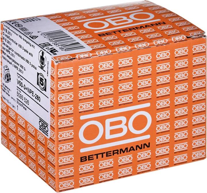 Image du produit OBO Bettermann OBO Ogranicznik przepięć V50 3-polowy + NPE 280 V