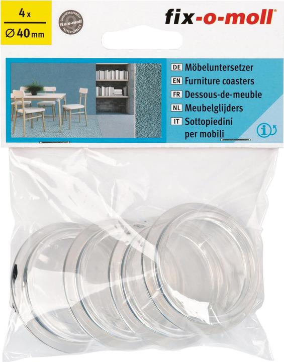 Produktbild Fix-o-moll Möbeluntersetzer (4 Stk.)
