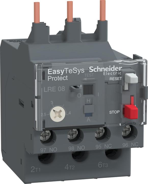 Actual product image Schneider Easy TeSys overload relay 2.5-4A LRE08