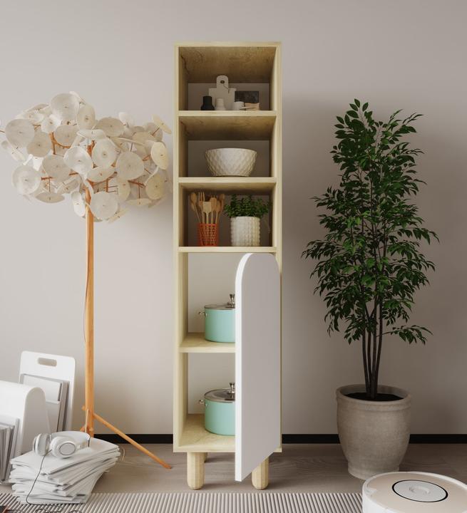 Image du produit Homitis Parma Single Multi Purpose Cabinet (37 x 40 x 155 cm)