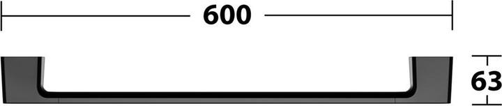 Image du produit Keuco AVENO Porte-serviettes, largeur 600 mm, fixation cachée