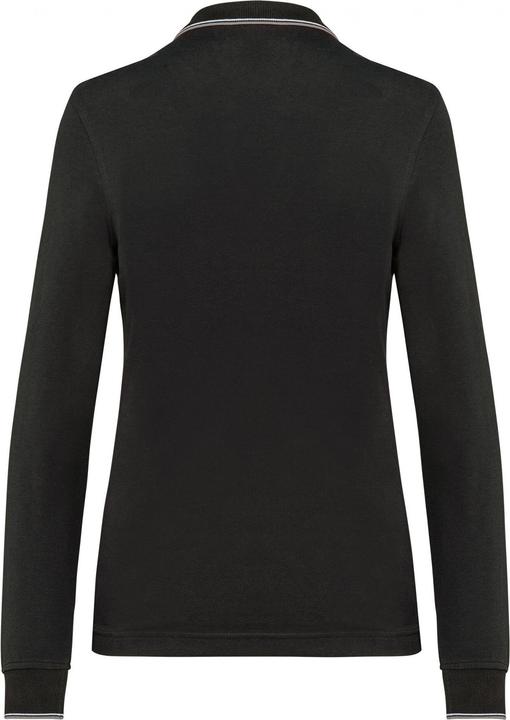 Produktbild Kariban Polo-Shirt aus Piqué-Strick langarm, Damen (XS)