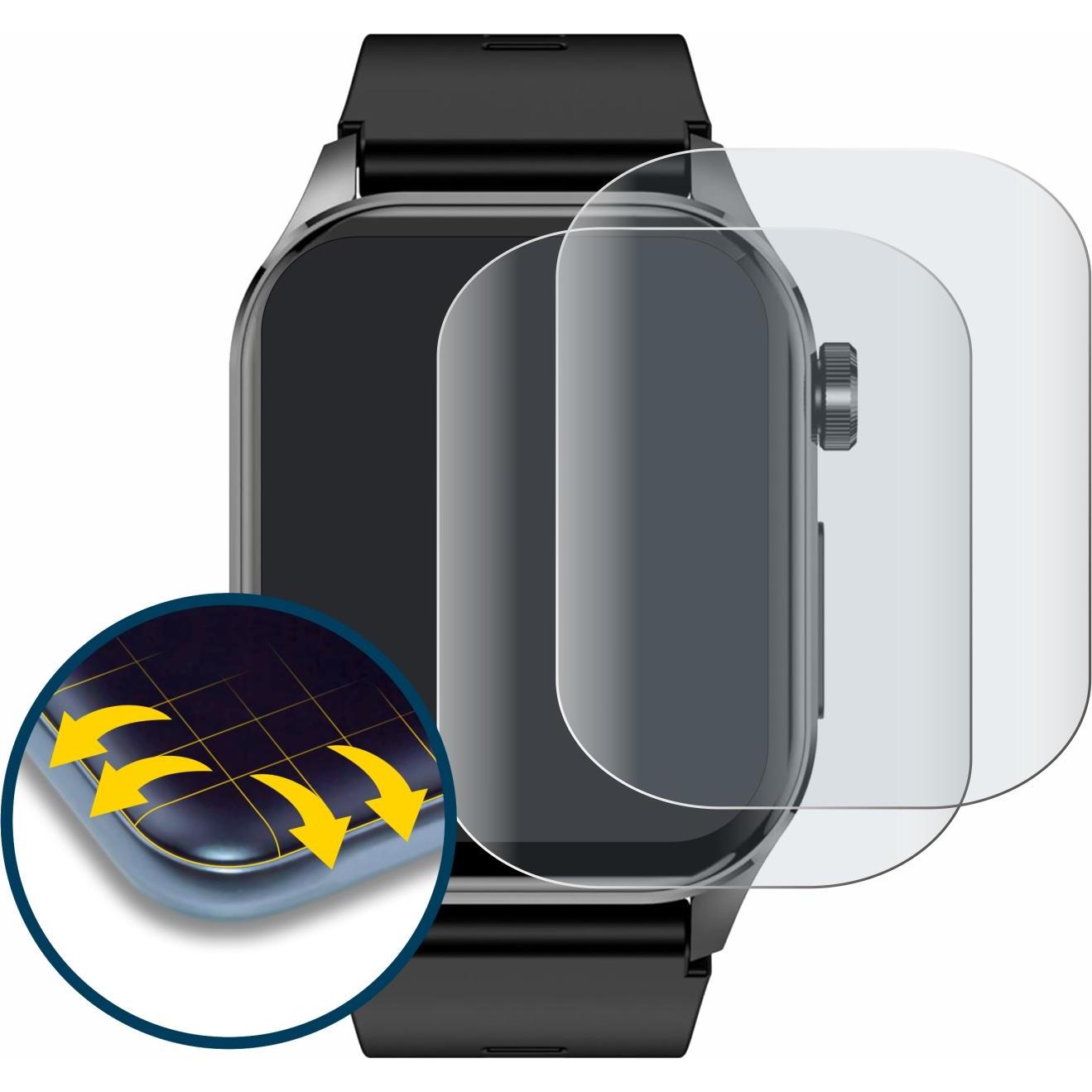 Thumbnail - BROTECT Full-Screen Displayschutz Matt, Smartwatch Schutzfolie, Grau