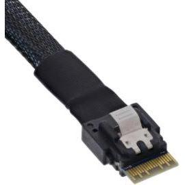 Thumbnail - Supermicro CBL-SAST-1234A-100 SlimSAS x4 (STR) to 4x SATA, 65cm, Interne Kabel (PC)