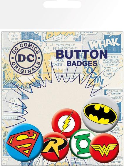 Image du produit GB Eye Pack de badges DC Comics Logos