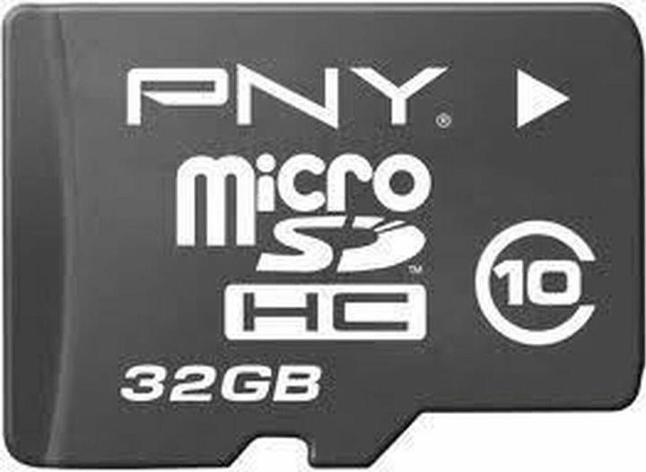 Immagine prodotto PNY Elettronica Scheda di memoria flash HP (adattatore microSDHC/SD incluso) (32 GB, microSDHC, U1)